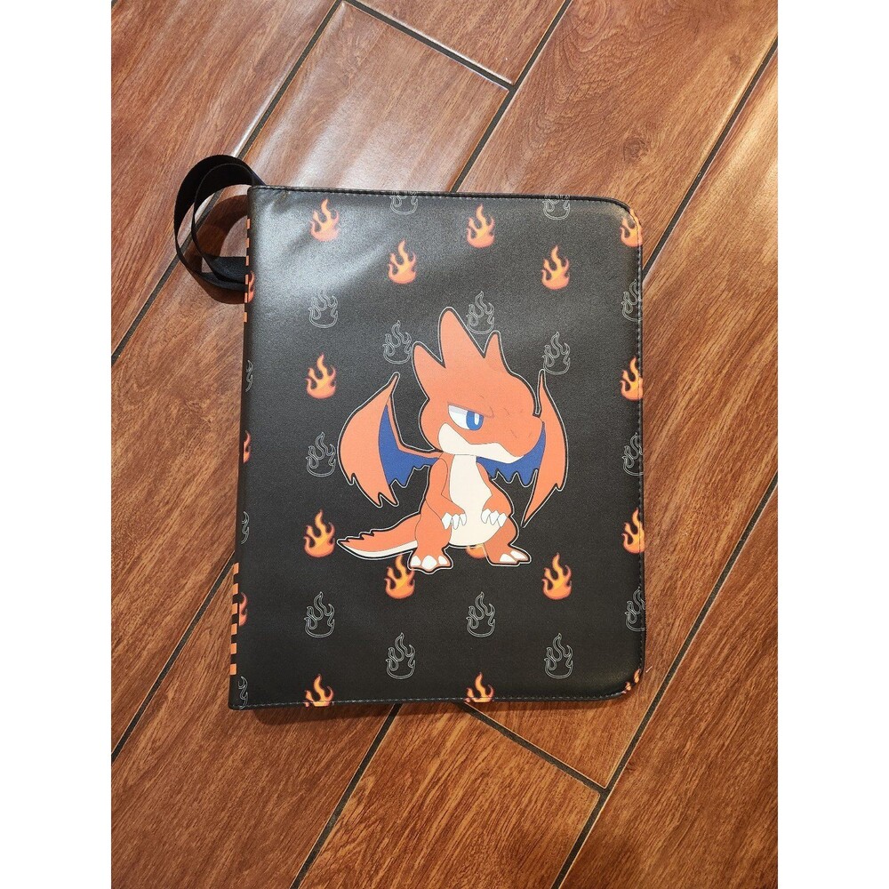 Pokemon Charizard 9-Pocket Trading Card Binder Yugioh- [Hold 720 Cards] NEW